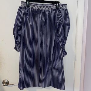 Off the shoulder tunic top